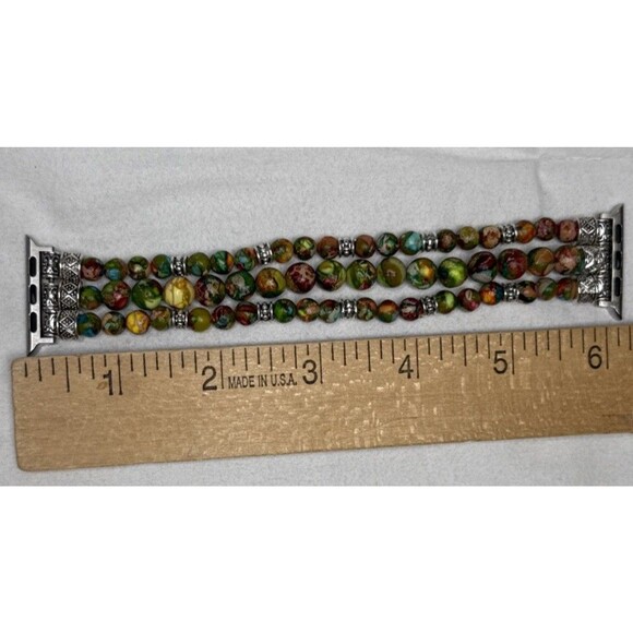 Cape Diablo Vineyard Jasper Stretch Apple Watch Strap Band Large NWOT - Picture 3 of 5